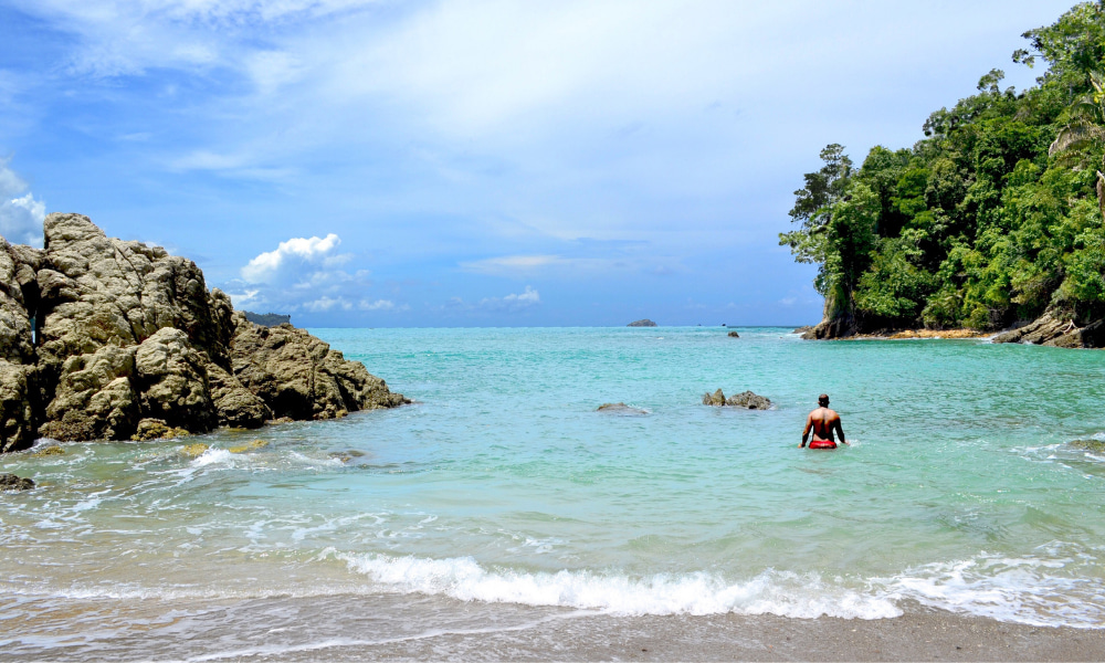 beautiful costa rica beach area