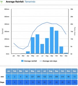 Tamarindo Costa Rica Weather