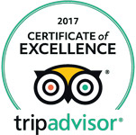 2017 certificate of excellence from tripadvisor